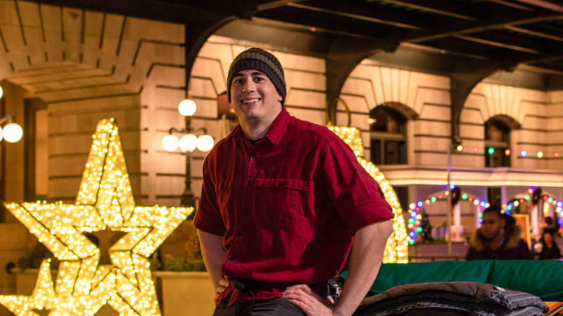 Pedicab on the streets of Denver